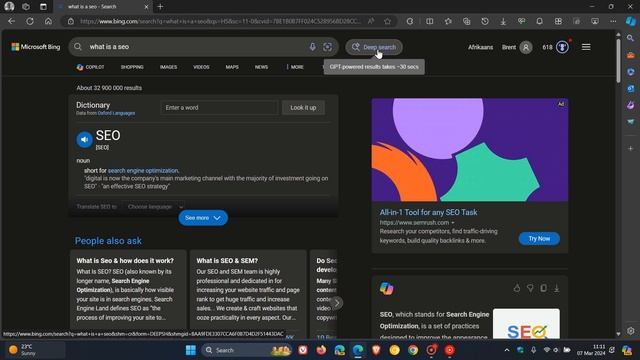Microsoft has Relaunched Bing Deep Search, for More Comprehensive Results смотреть онлайн