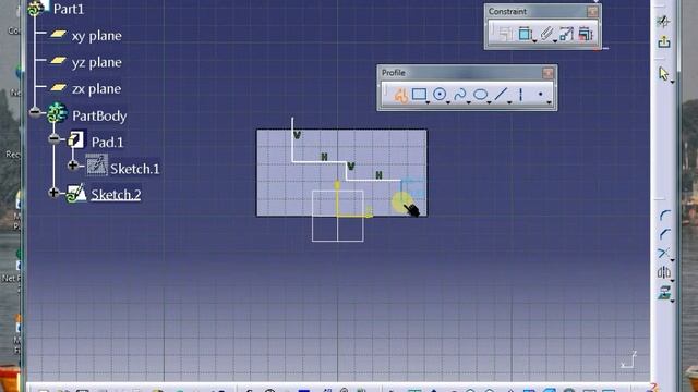 Part 1 :Part design for beginners||Catia v5 смотреть онлайн