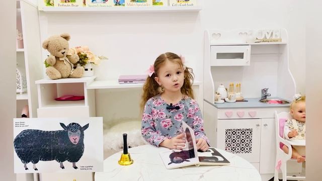 Sophie Reads “Brown Bear, Brown Bear, What Do You See?”