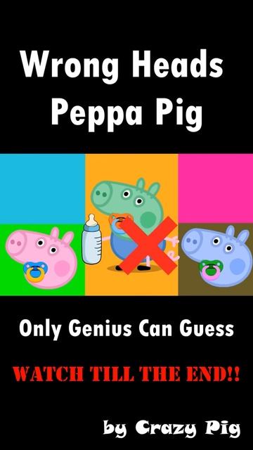 Wrong Heads Top Peppa | Only 1% Can Guess | PEPPA PIG - Meme Coffin Dance Cover Astronomia #shorts смотреть онлайн
