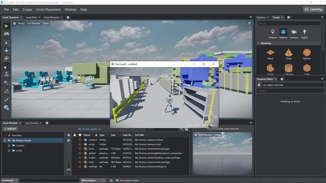 Interact with your Factory design with 3DS Max Interactive смотреть онлайн