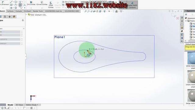 How to design soup spoon in Solidworks (surfaces tutorial) смотреть онлайн