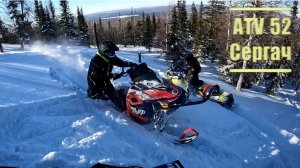 Очередная покатушка на горных снегоходах, Южный Урал 02.2025