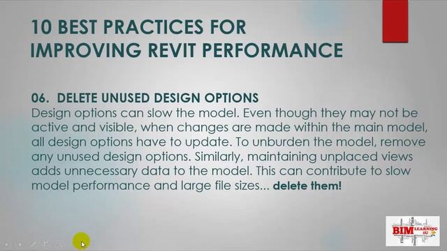 TOP TEN TIPS FOR REVIT PERFORMENCE || BIM Learning4U смотреть онлайн