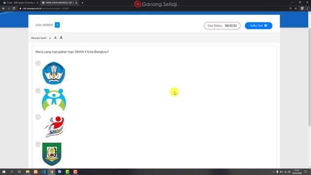 TUTORIAL PAS CBT ONLINE SMAN 4 KOTA BENGKULU