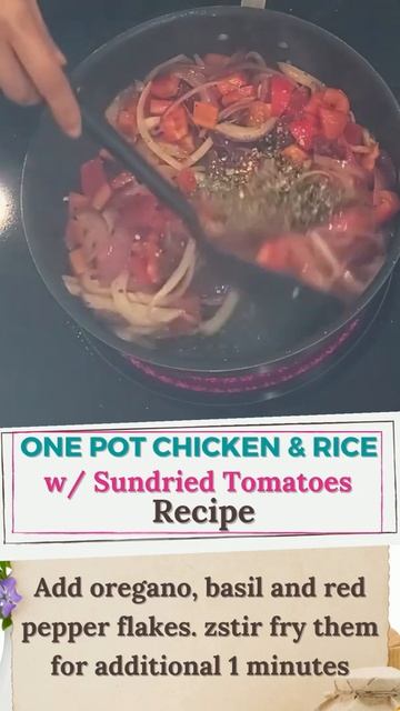 One Pot Chicken and Rice With Sundried Tomato Recipe смотреть онлайн