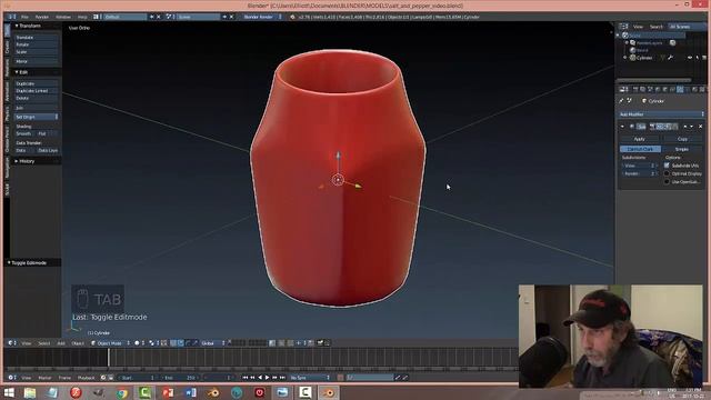 Blender: Modeling Salt and Pepper Shakers смотреть онлайн