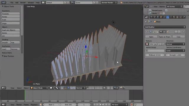 133-Blender- DupliFaces & Displace Modifier смотреть онлайн