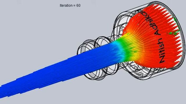 Bernoulli's principle-Solidworks Flow Simulation смотреть онлайн