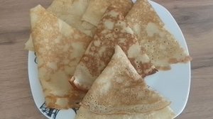 Тонкие блины на кефире и ряженке