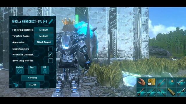 TAMING WOOLLY RHINOCEROS ARK MOBILE #8 смотреть онлайн