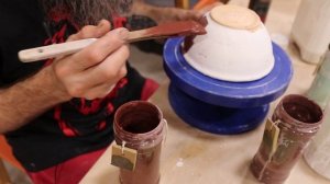 Как покрыть керамику глазурью, наглядный урок.