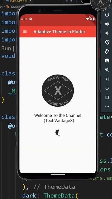Flutter Light And Dark Theme || Adaptive Theme Package In Flutter || Dynamic Theme Switching