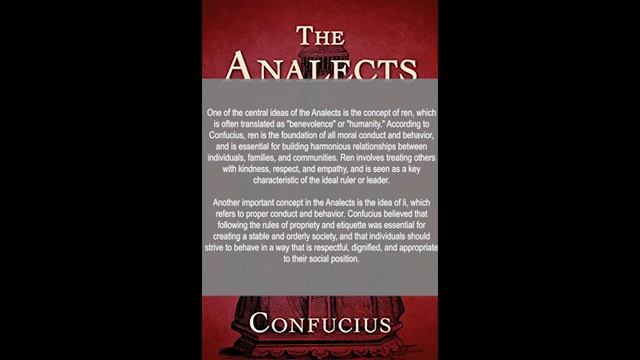 "The Analects" by Confucius #book #summary смотреть онлайн