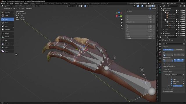 Fast rig and weights, Blender, Auto Rig Pro, Voxel Heat Diffuse Skinning смотреть онлайн