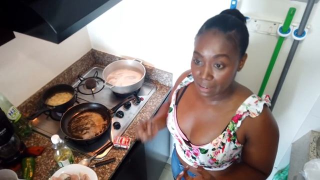 Fried Fish & Coconut Rice -Cooking in Colombia & Travel Part 5 смотреть онлайн