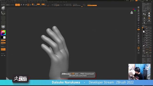 Designing a Character From Scratch - Daisuke Narukawa - ZBrush 2022 смотреть онлайн