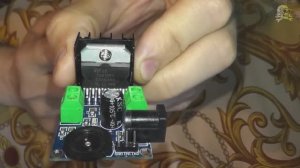 Копеечный усилитель звука из Китая на одной микросхеме TDA 7297 со всеми разъемами и радиатором!