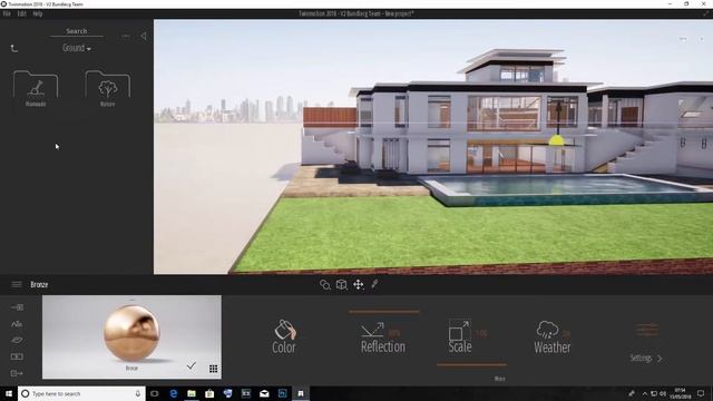 Google Sketchup 2017 to Twinmotion 2018 ArchViz timelapse workflow смотреть онлайн