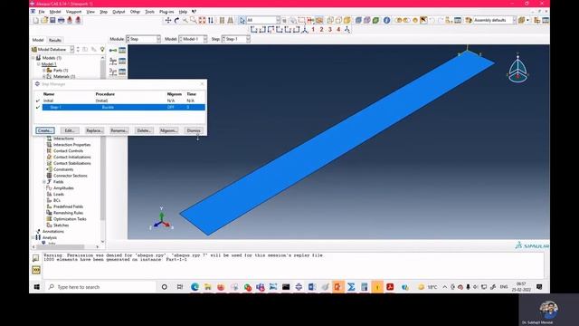 L10M4: ABAQUS: Buckling Analysis Using 2D Shell Elements and Verification With Theory смотреть онлайн