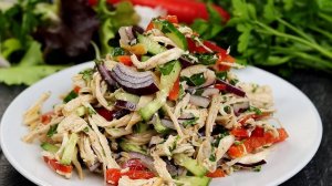 Съедят за минуту! Новый салат с Мясом на каждый день и на праздник!