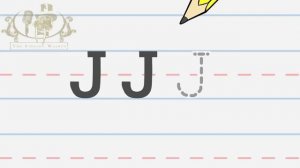 Write the letter J | Alphabet Writing lesson for children | The Singing Walrus