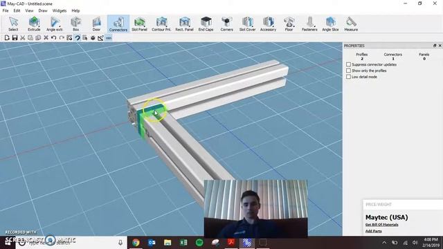 Easy to Use Maycad Software for Designing Aluminum Extrusion Assemblies Presented by Matt Heinrich смотреть онлайн