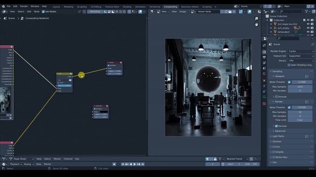 How to use the Mist Pass in Blender смотреть онлайн