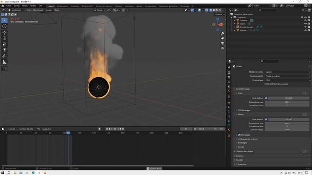 Blender 4.0 Fire and Smoke Simulation смотреть онлайн