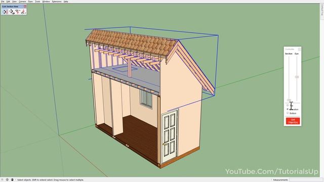 Curic Section View | SketchUp Plugin смотреть онлайн