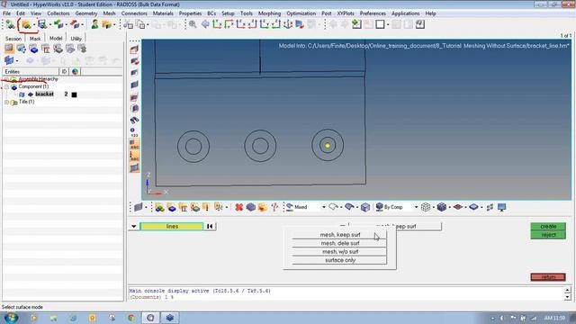 8 Tutorial Meshing Without Surface смотреть онлайн