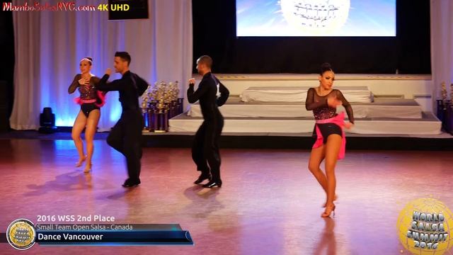 WSS16 Professional Small Team Open Salsa 2nd Place Dance Vancouver