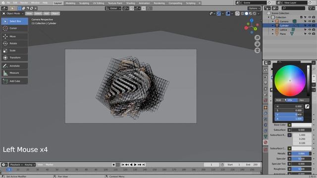 Blender beginner series No. 96 - Abstract with lattice смотреть онлайн