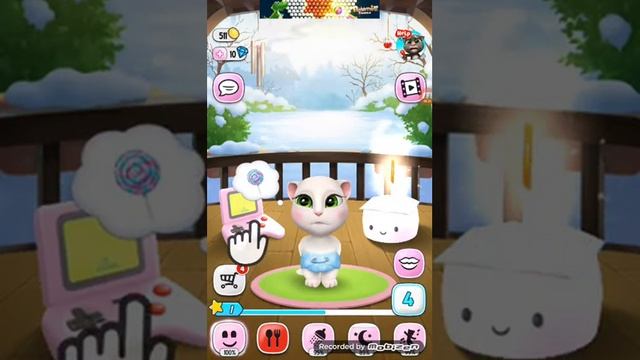 Моя говорящая Анжела играю в неё! смотреть онлайн