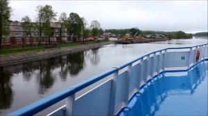 Теплоход Зосима Шашков на КИМ в районе Дмитрова 17 05 2015г