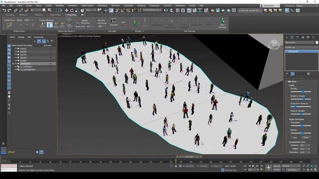 3dsMax Populate Tool смотреть онлайн