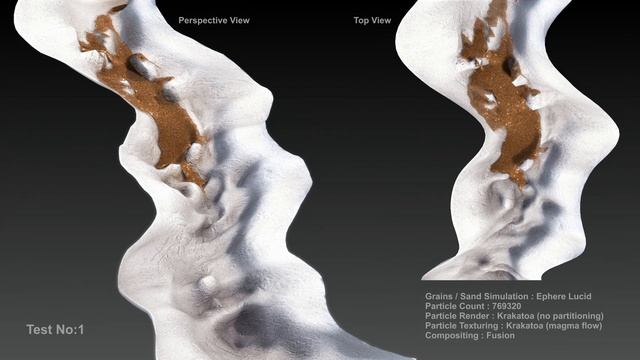 3ds Max Sand / Grains Simulation Test with plugin Ephere Lucid смотреть онлайн
