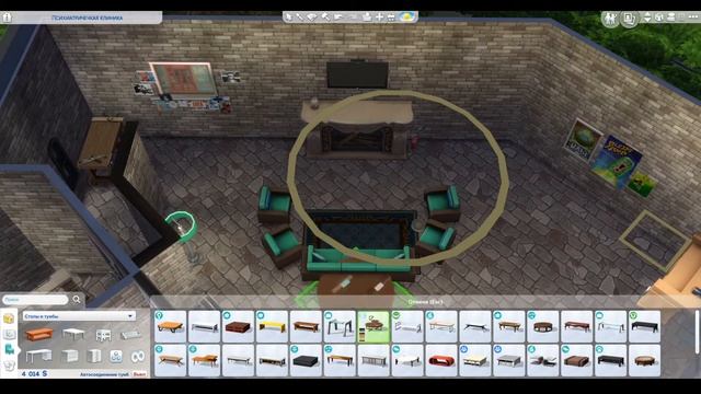 Перестраиваю психушку / Sims 4 / Строительство без СС смотреть онлайн