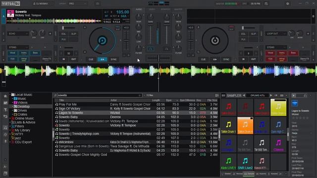 VirtualDJ 2025 Drum Kits : Victony Ft Tempoe - Soweto (remix) MR MACARON