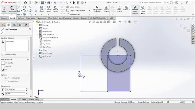 Design of a Machine Component | CAD | SolidWorks | Machine Design | Engineering | Basic Tutorial смотреть онлайн
