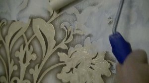 Перекрасила обои не под покраску в кухне .  Бюджетный ремонт своими руками ....