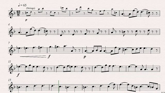 Mozart Requiem Lacrimosa Flute Violin Oboe Backing Track and Sheet Music смотреть онлайн