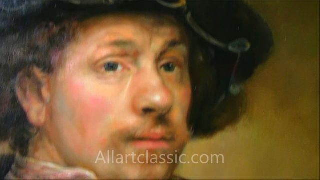 Rembrandt Painting-Self Portrait смотреть онлайн