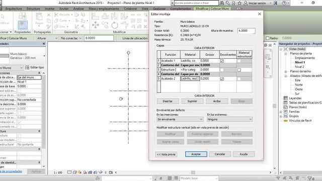 Como trazar y configurar muros en Revit смотреть онлайн
