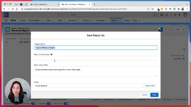 How to Clone a Report in Salesforce Lightning смотреть онлайн