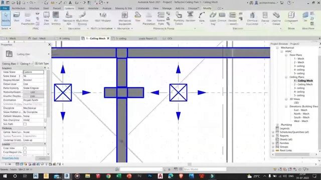 HVAC Fitting Work in Revit of commercial building- 02 смотреть онлайн