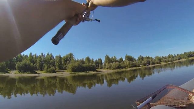 Рыбалка на спиннинг. Протока "Лапа". Щука смотреть онлайн