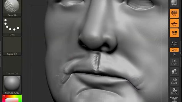 How to make Winston Churchill zbrush 3d anatomy + render смотреть онлайн