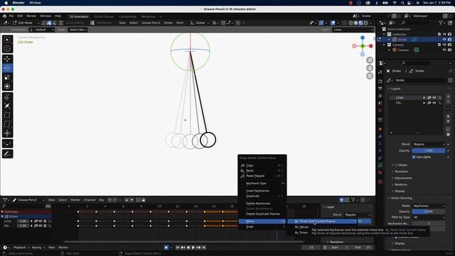 Intro to Grease Pencil in Blender - A Tutorial for Beginners смотреть онлайн