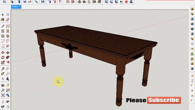 How to realistic render in Sketchup Vray 2.0..... [Vray 2.0][realistic table in Sketchup] смотреть онлайн